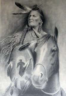 Indian Chief on Horse Limited Edition Print - Wayne Cooper