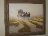 Untitled (Stage Coach)  1986 20x24 Original Painting by Wayne Cooper - 3