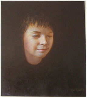 Untitled Portrait 20 x16 Original Painting - Wade Reynolds Untitled Portrait 20 x16 Original Painting - Wade Reynolds