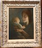 Mother and Child 1963 22x18 Original Painting by Wade Reynolds - 2