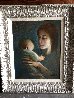 Mother and Child 1963 22x18 Original Painting by Wade Reynolds - 1