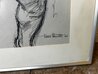 Untitled Male Nude Portrait Drawing 1965 25x31 Drawing by Wade Reynolds - 2