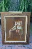 Seated Nude 1965 40x32 Huge Original Painting by Wade Reynolds - 5