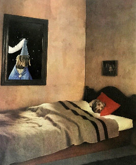 Cinderella Portfolio: In Bed 1994 Limited Edition Print - William Wegman Cinderella Portfolio: In Bed 1994 Limited Edition Print - William Wegman