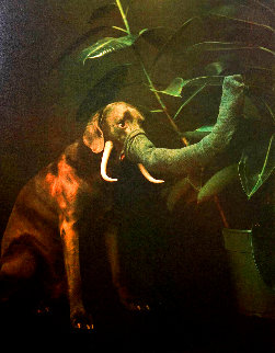 Elephant 1988 Limited Edition Print - William Wegman Elephant 1988 Limited Edition Print - William Wegman