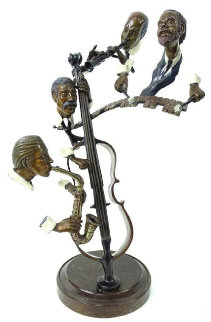 Bourbon Street Bronze Sculpture 1985 19 in Sculpture - Paul Wegner Bourbon Street Bronze Sculpture 1985 19 in Sculpture - Paul Wegner