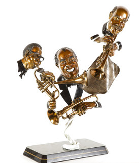 Dizzy, Louis, Handy Bronze Sculpture 1995 30 in Sculpture - Paul Wegner Dizzy, Louis, Handy Bronze Sculpture 1995 30 in Sculpture - Paul Wegner