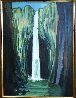 Woman in a Waterfall 2002 24x30 Original Painting by Roberta Weir - 1
