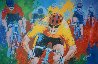A Tour De France 50x65 Huge Original Painting by Ken Wesman - 0