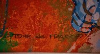 A Tour De France 50x65 Huge Original Painting by Ken Wesman - 2
