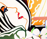 Bedroom Face  with Orange Wallpaper 1987  Huge Limited Edition Print by Tom Wesselmann - 0