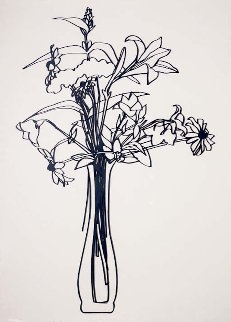 Wildflower Bouquet Lasercut Enamel and Steel Sculpture 1987 38x25 Sculpture - Tom Wesselmann Wildflower Bouquet Lasercut Enamel and Steel Sculpture 1987 38x25 Sculpture - Tom Wesselmann