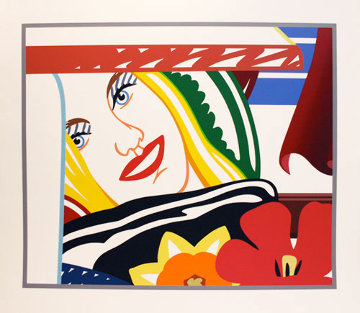 Bedroom Face #41 1990 59x67 Limited Edition Print - Tom Wesselmann Bedroom Face #41 1990 59x67 Limited Edition Print - Tom Wesselmann
