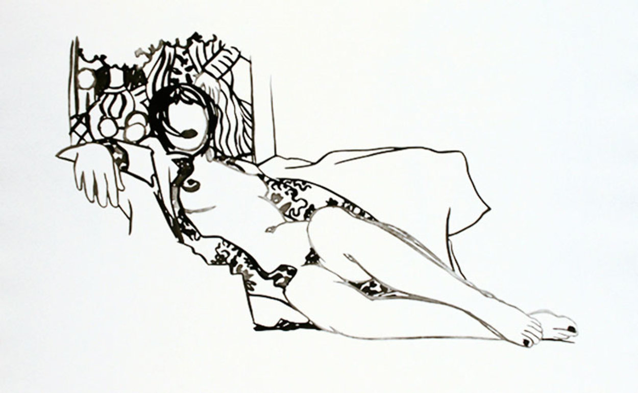 Monica Nude with Matisse 1990 Limited Edition Print by Tom Wesselmann Monica Nude with Matisse 1990 Limited Edition Print by Tom Wesselmann