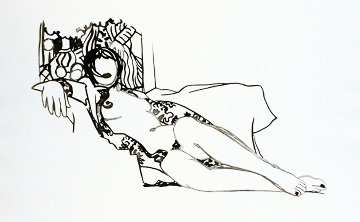 Monica Nude with Matisse 1990 Limited Edition Print - Tom Wesselmann Monica Nude with Matisse 1990 Limited Edition Print - Tom Wesselmann