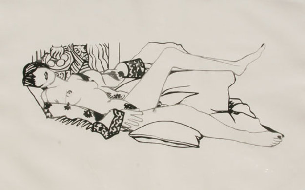 Monica Nude with Matisse 1992 Limited Edition Print by Tom Wesselmann Monica Nude with Matisse 1992 Limited Edition Print by Tom Wesselmann