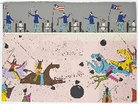 Untitled Lithograph 1970 Limited Edition Print by Randy Lee White - 1 Untitled Lithograph 1970 Limited Edition Print by Randy Lee White - 1