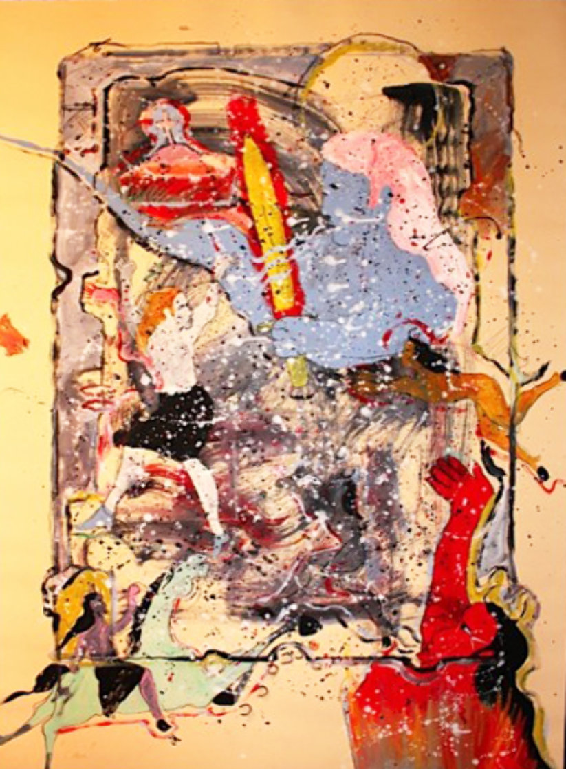 Cain 1987 37x49 Original Painting by Randy Lee White Cain 1987 37x49 Original Painting by Randy Lee White