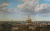 Untitled (Cityscape) 1975 43x63 Original Painting by Albert Whitlock - 0