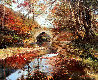Arched Bridge 1975 30x26 Original Painting by Albert Whitlock - 0