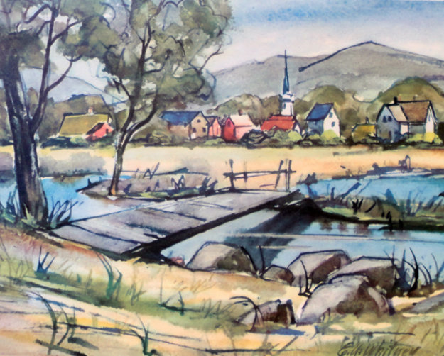 Saddle River Limited Edition Print by Edgar A Whitney Saddle River Limited Edition Print by Edgar A Whitney
