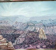 Mount Hayden From the Point Imperial North Rim of the Grand Canyon 1986 25x31 Original Painting by Armin Widmer - 3