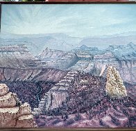 Mount Hayden From the Point Imperial North Rim of the Grand Canyon 1986 25x31 Arizona Original Painting by Armin Widmer - 4