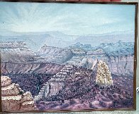 Mount Hayden From the Point Imperial North Rim of the Grand Canyon 1986 25x31 Original Painting by Armin Widmer - 2