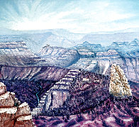Mount Hayden From the Point Imperial North Rim of the Grand Canyon 1986 25x31 Original Painting by Armin Widmer - 0