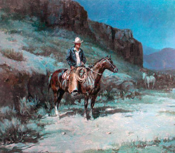California Wrangler Limited Edition Print - Olaf Wieghorst California Wrangler Limited Edition Print - Olaf Wieghorst