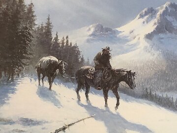 Rocky Mountain Trail 1986 Limited Edition Print - Olaf Wieghorst Rocky Mountain Trail 1986 Limited Edition Print - Olaf Wieghorst
