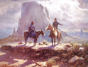 Navajo Family 1986 Limited Edition Print - Olaf Wieghorst Navajo Family 1986 Limited Edition Print - Olaf Wieghorst