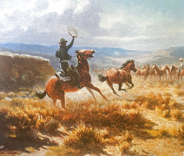 Horse Wranglers 1978 Limited Edition Print - Olaf Wieghorst