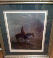 Spring Rain 1985 Limited Edition Print by Olaf Wieghorst - 1 Spring Rain 1985 Limited Edition Print by Olaf Wieghorst - 1