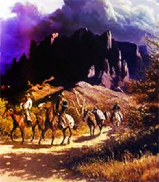 Superstition Trail Limited Edition Print by Olaf Wieghorst