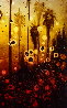 Disintegrating Landscape #2 2020 38x38 Original Painting by Edward Walton Wilcox - 1