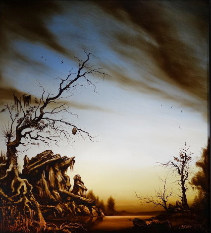 Lost 2011 46x43 - Huge Original Painting - Edward Walton Wilcox
