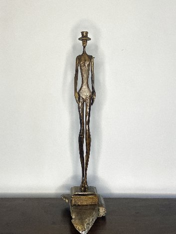 Standing Figure with Hat Bronze Sculpture 2023 22 in Sculpture - Edward Walton Wilcox