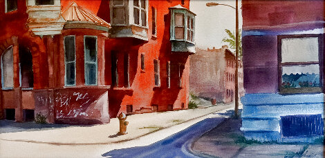 Desolation Row Watercolor 24x38 Watercolor - Gregory Wilhelmi