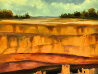 Afternoon At Chaco Canyon 2006 39x27 - New Mexico Original Painting by Gregory Wilhelmi - 3