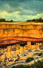 Afternoon At Chaco Canyon 2006 39x27 Original Painting by Gregory Wilhelmi - 0