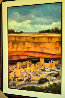 Afternoon At Chaco Canyon 2006 39x27 Original Painting by Gregory Wilhelmi - 1