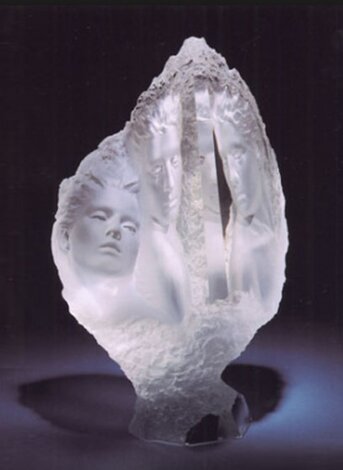 Turning Point - Acrylic Sculpture 1994 24 in Huge Sculpture - Michael Wilkinson