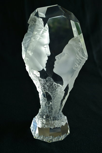 Touchstone Acrylic Sculpture 1996 13 in Sculpture by Michael Wilkinson