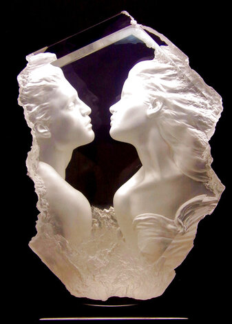 Lodestone Acrylic Sculpture 2000 23 in - Huge Sculpture - Michael Wilkinson