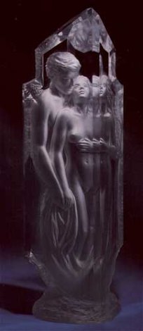Temple Acrylic Sculpture 1999 33 in - Huge Sculpture - Michael Wilkinson