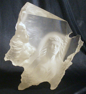 Atlanteans III - Odyssey Acrylic Sculpture 1991 18 in Sculpture - Michael Wilkinson