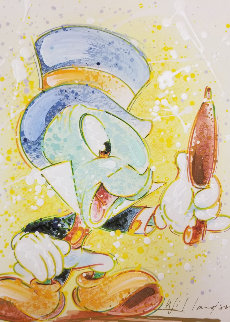 A Chipper Chirper (Jiminy Cricket)  AP Embellished  Limited Edition Print - David Willardson