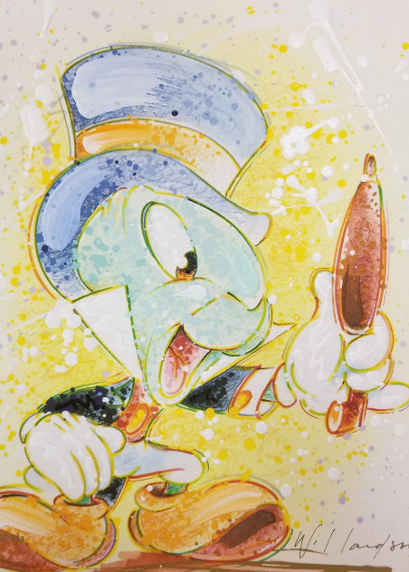 A Chipper Chirper (Jiminy Cricket)  AP Embellished Limited Edition Print by David Willardson