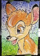Bambi the Buck Stops Here 2007 Embellished Limited Edition Print by David Willardson - 1